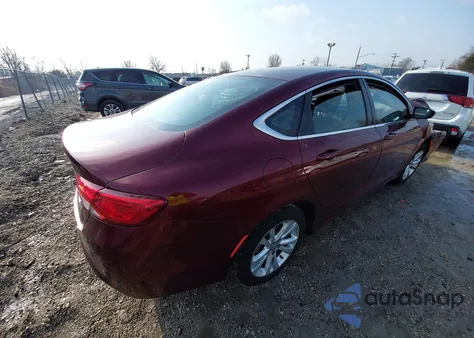 2016 Chrysler 200 Touring from USA, damaged, VIN 1C3CCCFB6GN182898